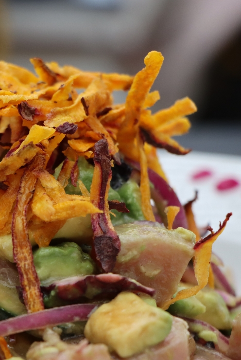 Ceviche atún y pulpo Nikkei